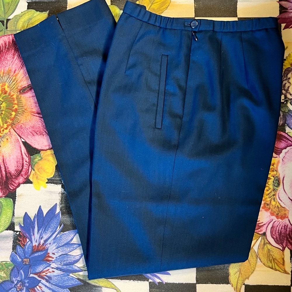VTG Pendleton 8 Tailored Virgin Wool Preppy 80s Pants